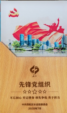 2020.7.1 经济运营部党支部 普陀区长征镇先锋党组织