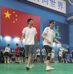 活动 2025.8.9 集团组队参加长征镇“羽你有约”羽毛球团体赛