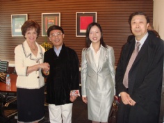 会议 2007.4.18 王总与卡尔森玛里琳总裁会面
