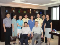 访问 2004.6.14 共商联来访我公司