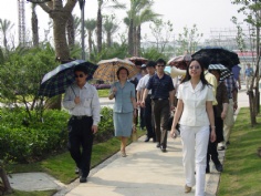 访问 2004.6 区政协来访