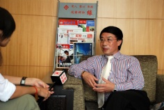 活动 2008.9.11 “公益中国”组委会采访集团董事长王岳祥