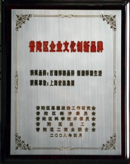 2008.4 宏泉集团 普陀区企业文化创新品牌