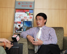 活动 2008.9.11 公益中国采访董事长王岳祥