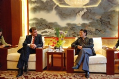 会议 访问 2009.2.12 卡尔森亚太董事总经理来访