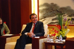 会议 访问 2009.2.12 卡尔森亚太董事总经理来访
