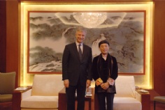活动 访问 2009.3.23 卡尔森全球总裁及卡尔森全球酒店业总裁来访