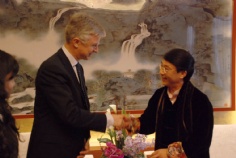 活动 访问 2009.3.23 卡尔森全球总裁及卡尔森全球酒店业总裁来访