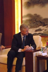 活动 访问 2009.3.23 卡尔森全球总裁及卡尔森全球酒店业总裁来访