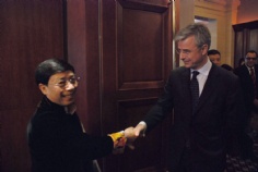 活动 访问 2009.3.23 卡尔森全球总裁及卡尔森全球酒店业总裁来访