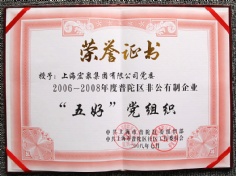 2008.7 宏泉集团 五好党组织