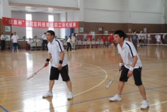 活动 2009.6.13 普陀区科技系统职工羽毛球赛