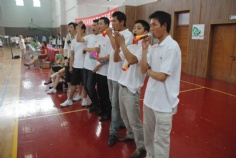 活动 2009.6.13 普陀区科技系统职工羽毛球赛
