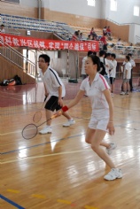 活动 2009.6.13 普陀区科技系统职工羽毛球赛