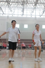活动 2009.6.13 普陀区科技系统职工羽毛球赛