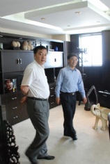 会议 访问 2009.6.4 上海市普陀区区长来访