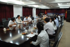会议 访问 2009.6.4 上海市普陀区区长来访