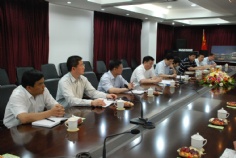 会议 访问 2009.6.4 上海市普陀区区长来访