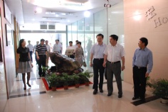 会议 访问 2009.6.4 上海市普陀区区长来访