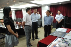 会议 访问 2009.6.4 上海市普陀区区长来访