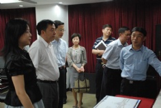 会议 访问 2009.6.4 上海市普陀区区长来访