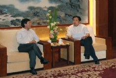 来访 2009.6.26 区委书记周国雄来宝祥调研 宝祥