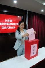 会议 2010.10.28 共青团上海宏泉集团有限公司团员代表会议