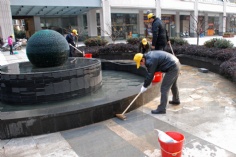 活动 2010.2.3 党员扫梅川路