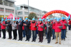 活动 2010.4.15 迎世博-普陀清洁城市志愿服务授旗仪式 梅川路