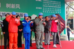 活动 2010.4.15 迎世博-普陀清洁城市志愿服务授旗仪式 梅川路