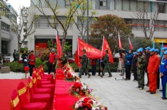 活动 2010.4.15 迎世博-普陀清洁城市志愿服务授旗仪式 梅川路