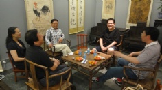 活动 2010.7.18 曹可凡等参观祥和博物馆