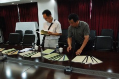 活动 2013.7.29 区科技党委领导来集团调研党务公开工作