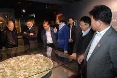 活动 2013.3.22 普陀区副区长裴琦陪同哈尔滨外道区党政代表团参观梅川路休闲街及祥和博物馆