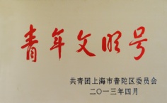 2013.4 宏泉集团共青团 普陀区青年文明号