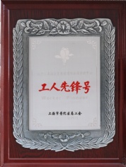2013.4 宏泉集团 审计中心 普陀区总工会工人先锋号
