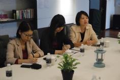 会议 2014.10.29 普陀区商务委调研