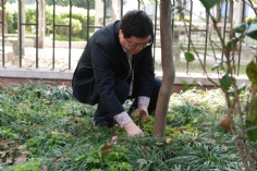 活动 2014.4.10 第一党支部新长征福利院除草
