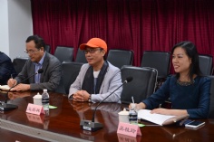 活动 2015.11.10 普陀区副区长范少军与长征镇、区投资办领导到集团调研指导