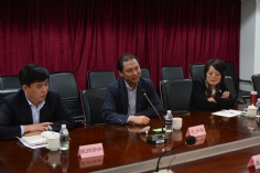 活动 2015.11.10 普陀区副区长范少军与长征镇、区投资办领导到集团调研指导