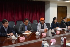 活动 2015.11.10 普陀区副区长范少军与长征镇、区投资办领导到集团调研指导