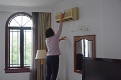 2015.12.9 第一党支部和第四党支部联合开展文明生产大扫除活动