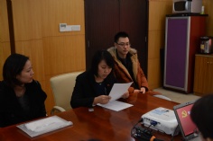 2015.12.17 第一党支部2015年度工作总结大会暨预备党员转正大会