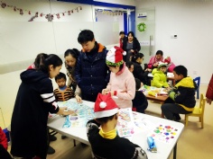 活动 2015.12.25 第四党支部参加奇翔儿童发展中心2015年圣诞联谊