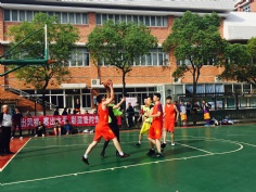 2015.10.30 宏泉团委参加区青年篮球三对三比赛