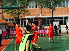 2015.10.30 宏泉团委参加区青年篮球三对三比赛