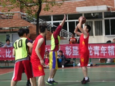 2015.10.30 宏泉团委参加区青年篮球三对三比赛