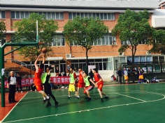 2015.10.30 宏泉团委参加区青年篮球三对三比赛