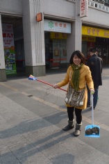 活动 2015.2.13 第一支部洁净城市、美化家园活动