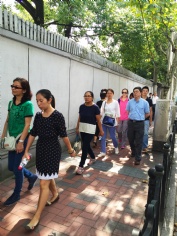 活动 2015.9.17 第一支部与第四支部组织党员和积极分子，联合开展徒步红色之旅活动